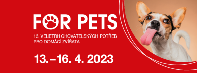 Pozvánka: Veletrh FOR PETS 13.-16. 4. 2023