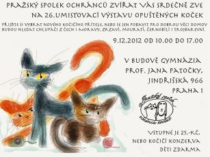 Pozvánka: 26. umisťovací výstava opuštěných koček