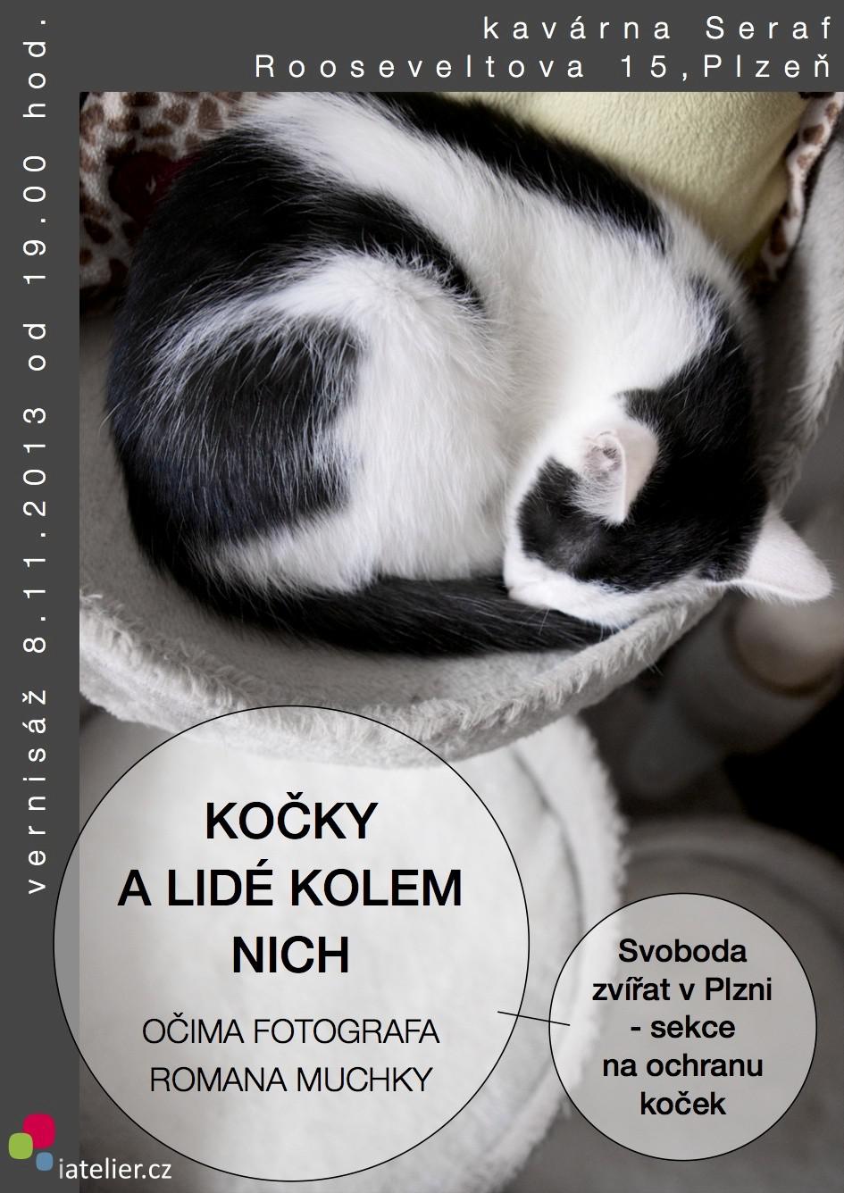 Pozvánka na výstavu fotografií &#8222;Kočky a lidé kolem nich&#8220;