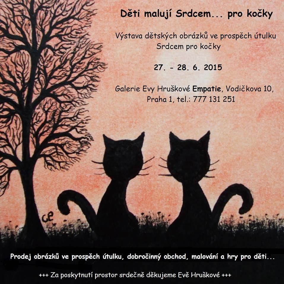 Tip na víkend: výstava dětských obrázků ve prospěch útulku pro kočky