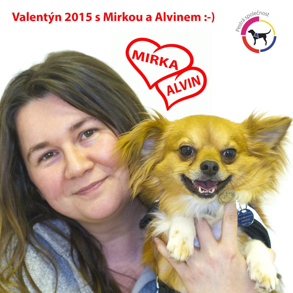 Valentýn 2015 s Mirkou a Alvinem